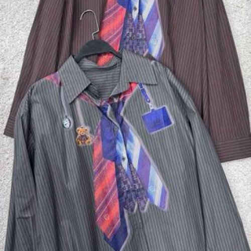 Рубашка DIVO (one size) 7167 grey (деми) DIVO 7167 grey