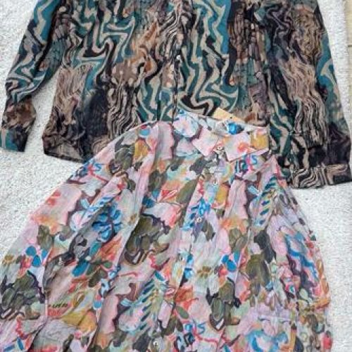 Рубашка DIVO (one size) 9505 brown-green (деми) DIVO 9505 brown-green