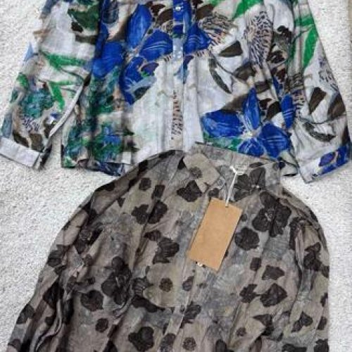 Рубашка DIVO (one size) 9505 grey-blue (деми) DIVO 9505 grey-blue