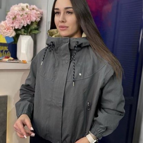 Куртка Style Nadezhda (one size) SN320 grey (деми) Style Nadezhda SN320 grey