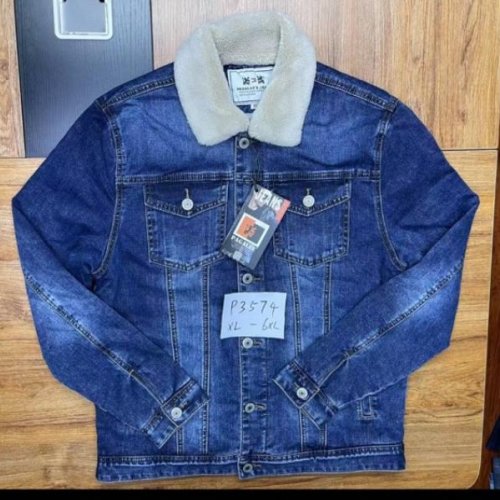 Куртка Maxim Jeans (XL-6XL) 3574 blue (деми) Maxim Jeans 3574 blue