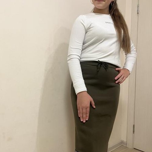 Юбка Moda school (one size) M421 khaki (деми) Moda school M421 khaki