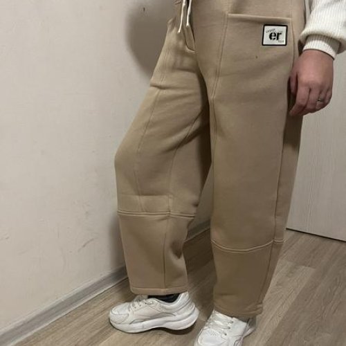 Штаны спорт Moda school (134-152) M424 beige (деми) Moda school M424 beige