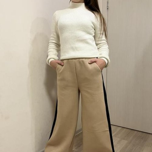 Штаны спорт Moda school (134-152) M426 beige (деми) Moda school M426 beige