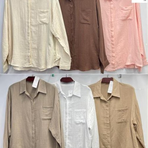 Рубашка BASE (XL-4XL) 4021-3 peach (деми) BASE 4021-3 peach