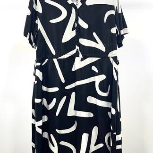 Платье BASE (2XL-6XL) CL606 black (лето) BASE CL606 black