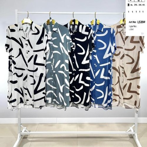 Платье BASE (L-4XL) L539 white (лето) BASE L539 white