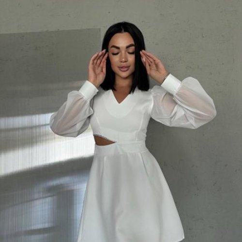 Платье Adam&Eva (42-46) 226 white (деми) Adam&Eva 226 white