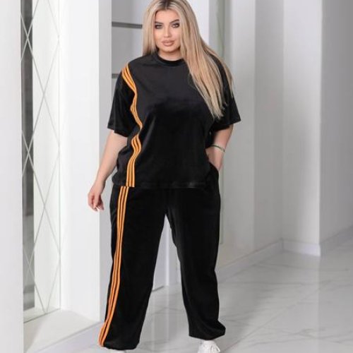 Костюм спорт Seven Zikina (50-64) 1359 black-orange (лето) Seven Zikina 1359 black-orange