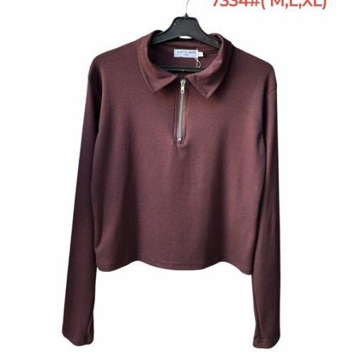 Свитер Katty (L-2XL) 7334 brown (деми) Katty 7334 brown