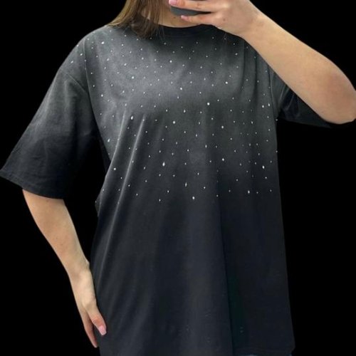 Футболка Elena&Vika (46-58) 205106 black (лето) Elena&Vika 205106 black