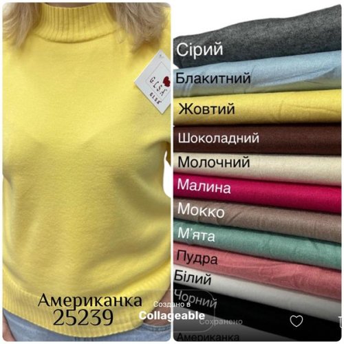 Американка Elena&Vika (42-48) 25239 crimson (деми) Elena&Vika 25239 crimson