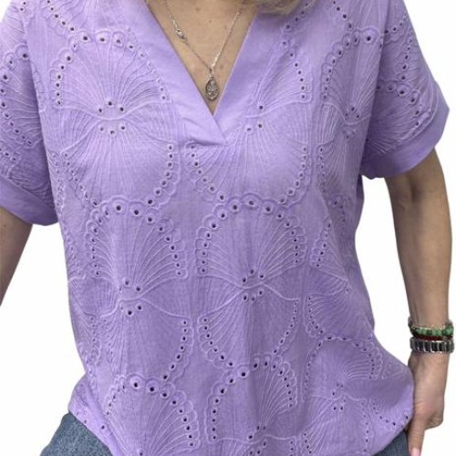 Футболка Elena&Vika (48-54) 26004 lilac (лето) Elena&Vika 26004 lilac