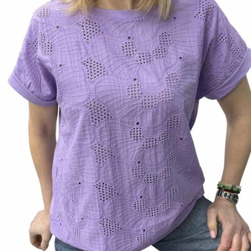 Футболка Elena&Vika (48-54) 26005 lilac (лето) Elena&Vika 26005 lilac