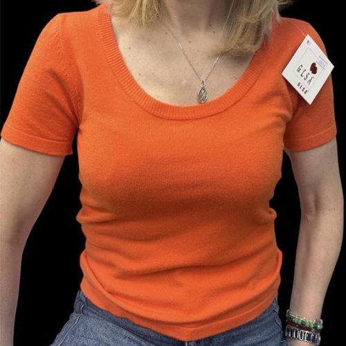 Футболка Elena&Vika (42-46) 26114 orange (лето) Elena&Vika 26114 orange