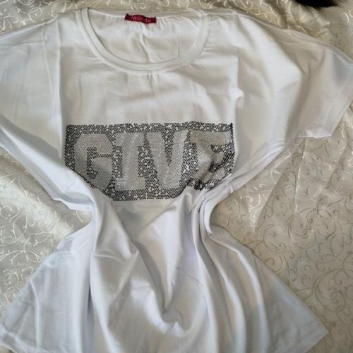 Футболка LiZa Brend (44-50) 1116 white (лето) LiZa Brend 1116 white