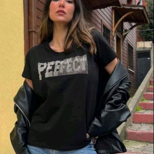 Футболка LiZa Brend (44-50) 1116-3 black (лето) LiZa Brend 1116-3 black