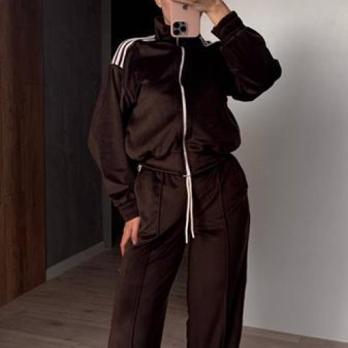 Костюм спорт Femzone (42-52) 1174 brown (деми) Femzone 1174 brown