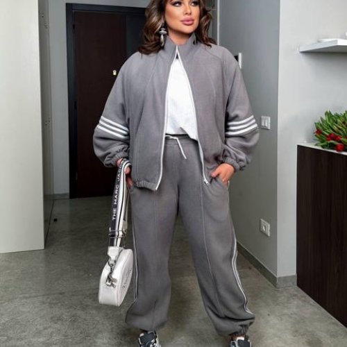 Костюм спорт Femzone (42-58) 1177 grey (деми) Femzone 1177 grey