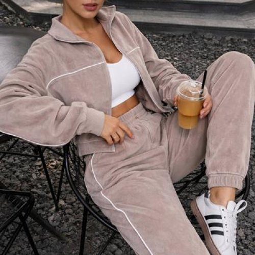 Костюм спорт Femzone (42-52) 1179 beige (деми) Femzone 1179 beige