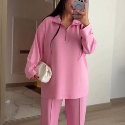 Костюм спорт Femzone (42-58) 1180 pink (деми) Femzone 1180 pink