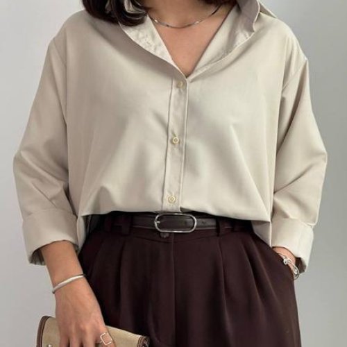 Блузка Femzone (42-58) 1183 beige (деми) Femzone 1183 beige