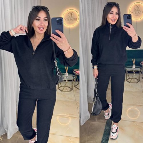 Костюм спорт Sofi Cor (42-52) 6030 black (деми) Sofi Cor 6030 black