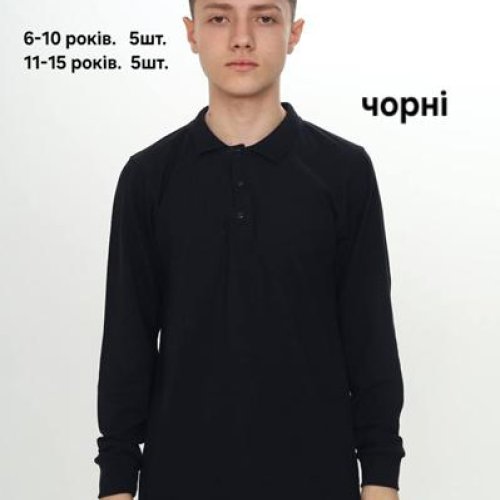 Свитер MMZ (6-10) M1016 black (деми) MMZ M1016 black