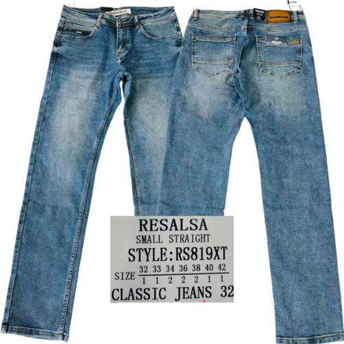 Джинсы Resalsa (32-42) RS819XT l.blue (деми) Resalsa RS819XT l.blue