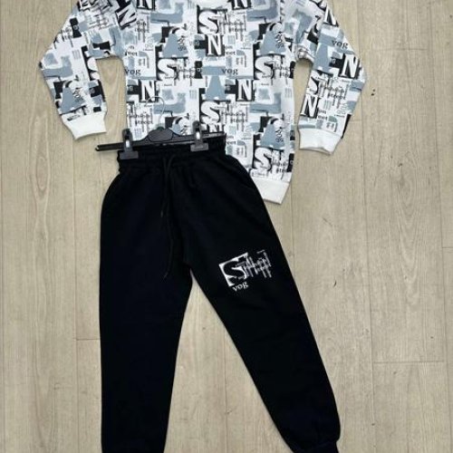 Костюм спорт Proschenko (8-12) PR748 black (деми) Proschenko PR748 black