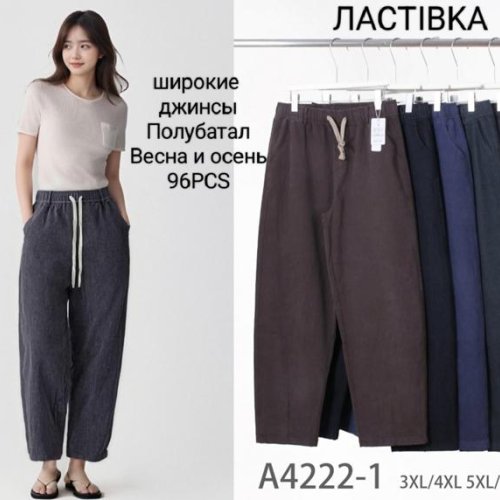 Штаны Giang (3XL-6XL) 4222-1 mix (деми) Giang 4222-1 mix