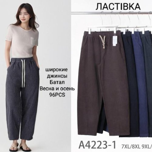 Штаны Giang (7XL-10XL) 4223-1 mix (деми) Giang 4223-1 mix