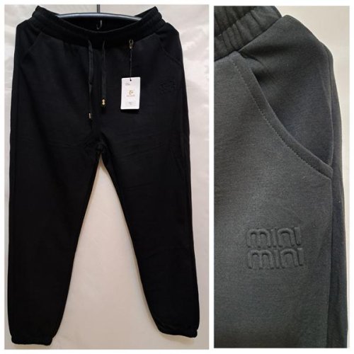 Штаны спорт Giang (XL-5XL) 8011 black (деми) Giang 8011 black