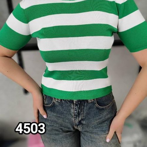 Топ MMC clothes (42-46) 4503 green (лето) MMC clothes 4503 green