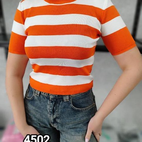 Топ MMC clothes (42-46) 4503 orange (лето) MMC clothes 4503 orange