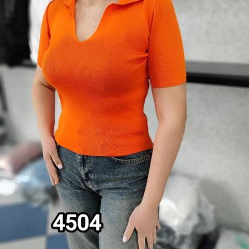 Футболка MMC clothes (42-46) 4504 orange (лето) MMC clothes 4504 orange