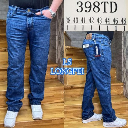 Джинсы Lili (38-48) 398TD blue (деми) Lili 398TD blue