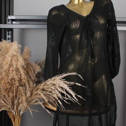 Туника Sun&Sea (one size) X932 black (лето) Sun&Sea X932 black