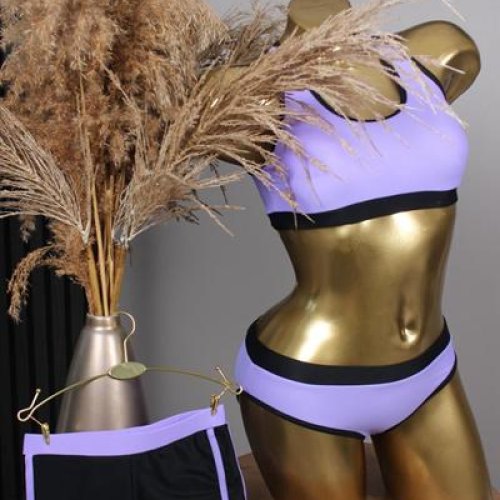 Комплект Sun&Sea (32-40) N3629 black-purple (лето) Sun&Sea N3629 black-purple