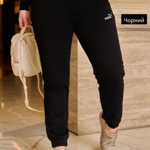 Штаны спорт Sport style (S-XL) 10231-1 black (деми) Sport style 10231-1 black