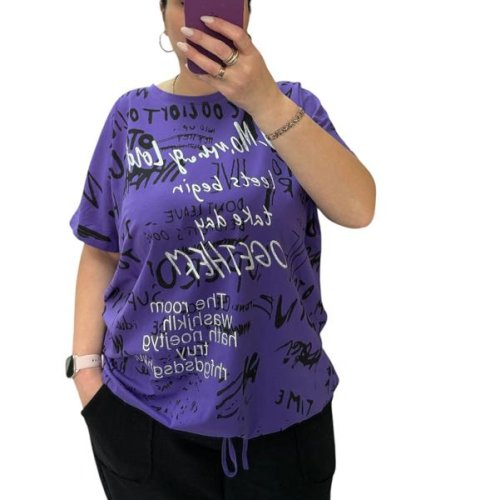 Футболка LeVisha (54-64) 25084 purple (лето) LeVisha 25084 purple