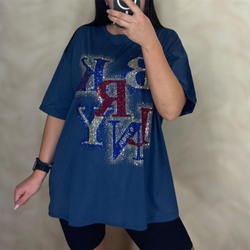 Футболка LeVisha (S-L) 25103 blue (лето) LeVisha 25103 blue