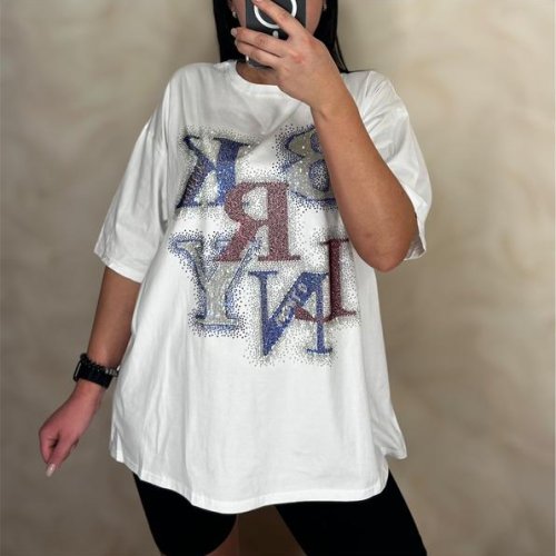 Футболка LeVisha (S-L) 25103 white (лето) LeVisha 25103 white