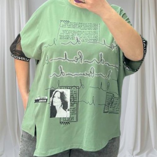 Футболка LeVisha (52-56) 25316 green (лето) LeVisha 25316 green