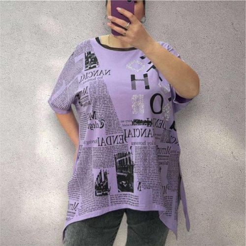 Футболка LeVisha (54-58) 25319 lilac (лето) LeVisha 25319 lilac