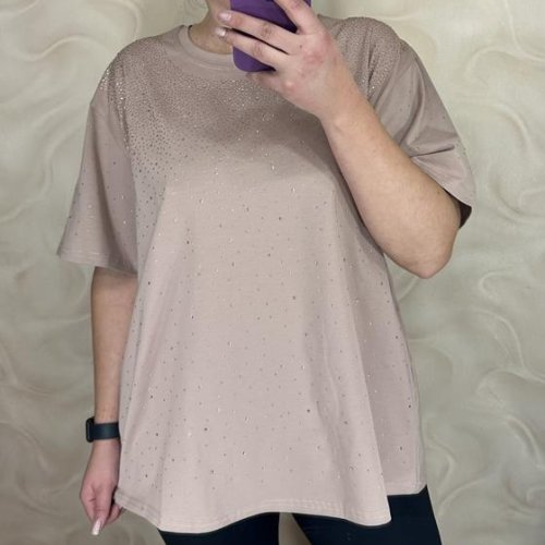 Футболка LeVisha (52-56) 26002 d.beige (лето) LeVisha 26002 d.beige