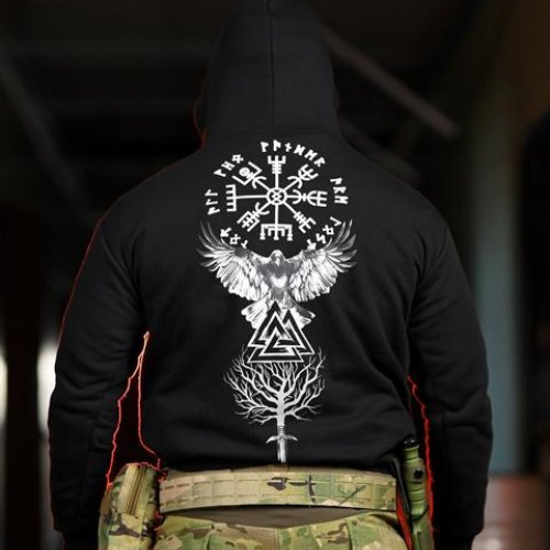 Худи Madoka (M-3XL) 1317 black (деми) Madoka 1317 black