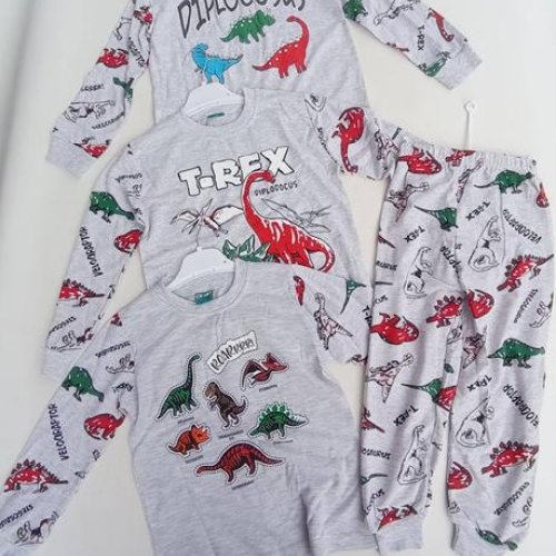 Пижама Meloria (6-9) 1005-1 grey-orange (деми) Meloria 1005-1 grey-orange