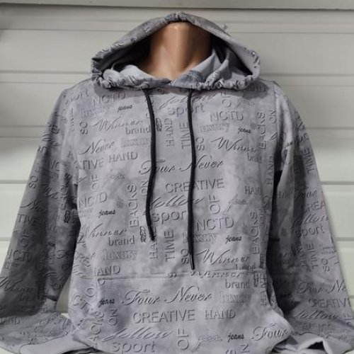 Худи Panda (S-2XL) 1471 grey (деми) Panda 1471 grey