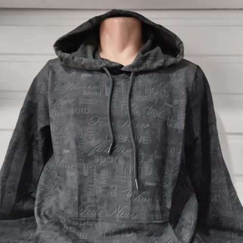 Худи Panda (S-2XL) 1473 d.grey (деми) Panda 1473 d.grey